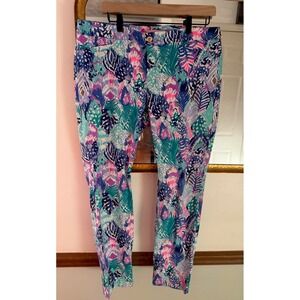 Lilly Pulitzer Kelly Ankle Pants‎ Quill Out Size 14